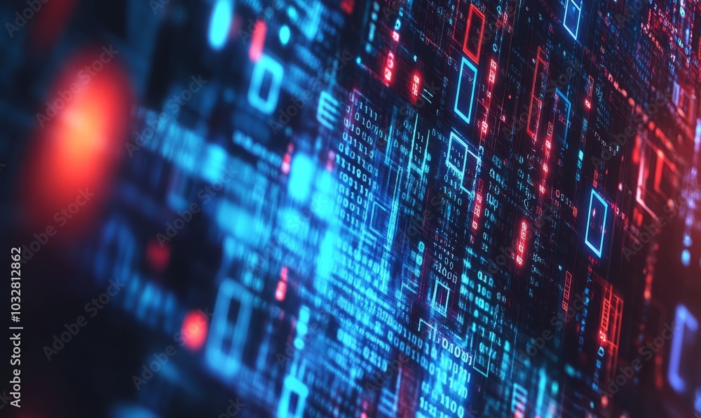 Aufkleber abstract digital data background. art can be used in the description of network abilities, technolog