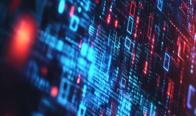 Abstract digital data background. Art can be used in the description of network abilities, technological processes, digital storages, science, education, etc