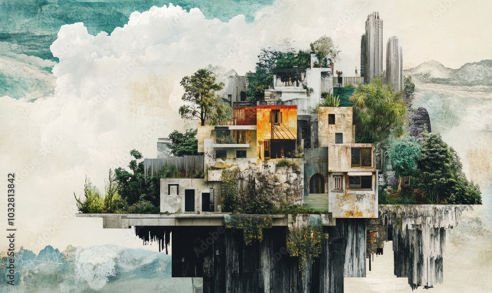 Poster the real estate concept known as mixed media involves the combination of different types of media or