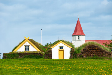 glaumbær, a regional museum in northern iceland.