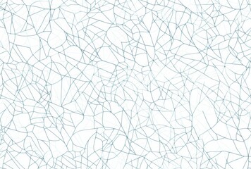 Obraz premium A pattern of blue and white doodles, featuring an intricate network of lines 