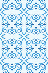 Vintage Abstract Geometric Seamless Tiles Pattern Design