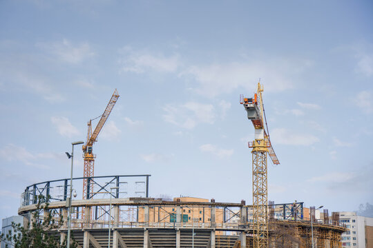 a new stadium construction