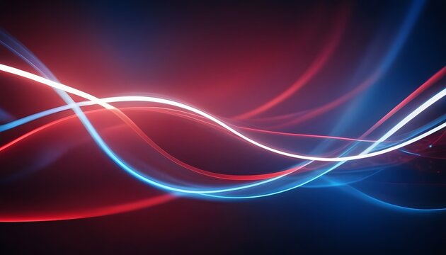 abstract Elegant blue-white-purple background with red lines decoration
