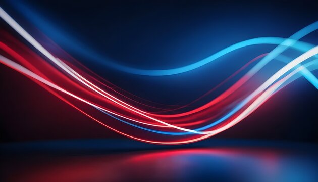 abstract Elegant blue-white-purple background with red lines decoration