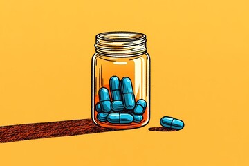 Mockup of medical pillows for healthcare, featuring a soft design on a plain background, ideal for product promotion and medical visuals.