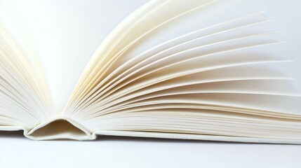 Detailed Close-up of Open Book Page with Sunlight Illumination and Textural Emphasis