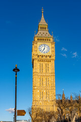 Big Ben tower in London, United Kingdom