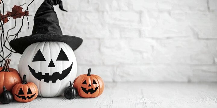 certificate with Halloween theme, empty in the middle of the certificate, 