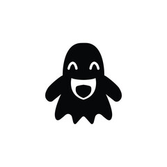 Ghost logo icon design illustration