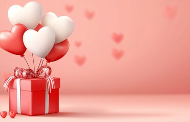 Background with red Christmas light and bokeh Abstract with red background.