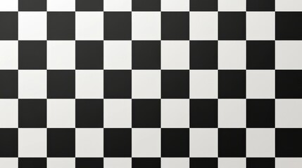 Fototapeta premium Black and white checker pattern, checkered chessboard