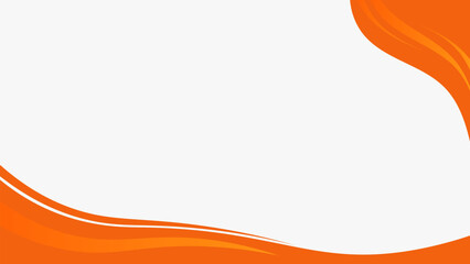 Orange Wave Modern Design for Brochures and Invitations