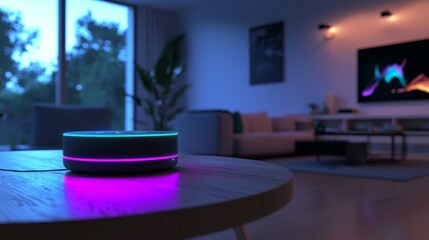 Controlling the Internet of Things using a voice-controlled smart speaker on the table