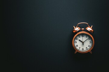 Office clock showing 3am or 3pm on black texture. White wall clock shows three o'clock on white chalkboard background.