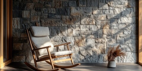 Warm Retreat: A Cozy Corner by the Fireplace