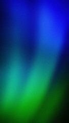 A vertical abstract gradient with vibrant blue and green hues, enhanced by a grainy texture. Ideal for nature-inspired wallpapers, banners, and backdrops, adding a fresh and dynamic feel