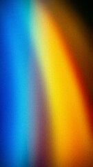 A vibrant vertical gradient blending blue, yellow, and orange hues with a grainy texture. Ideal for dynamic wallpapers, banners, and creative backdrops, adding energy and contrast