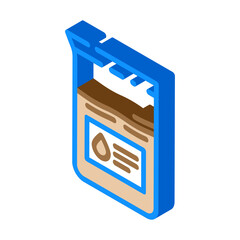 Obraz premium crude oil industry isometric icon vector. crude oil industry sign. isolated symbol illustration