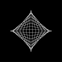 set of geometry mandala background icon logo tattoo. vector illustration.