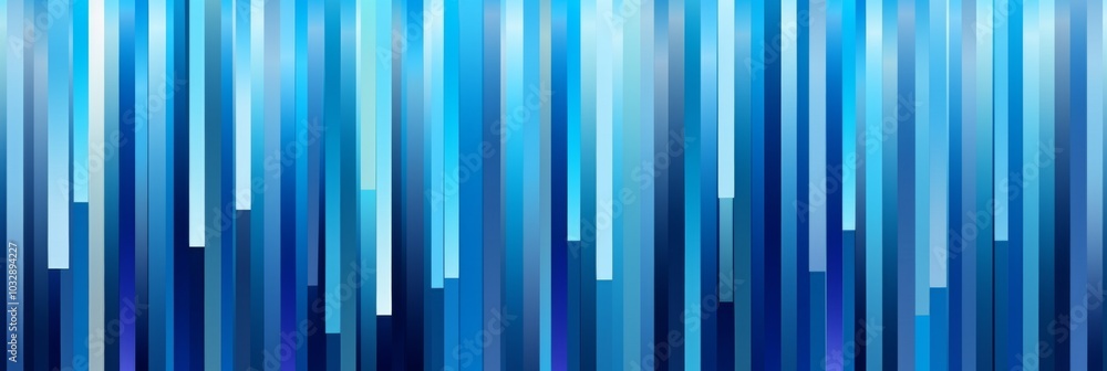 Poster vertical blue random tinted lines seamless pattern background