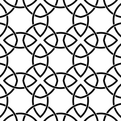 Obraz premium set of geometry seamless pattern background icon logo tattoo. vector illustration.