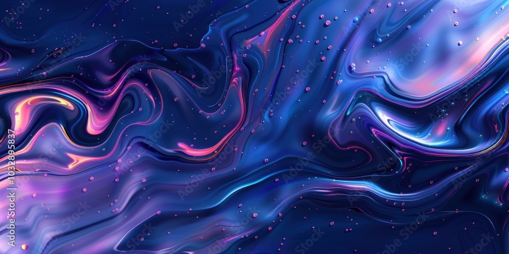 Poster this abstract background features captivating liquid flows in vibrant colors creating a smooth and d
