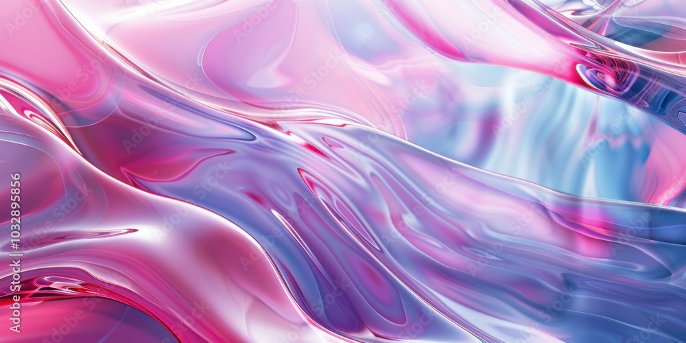 Poster this design showcases an abstract background with smooth liquid flows in vibrant hues providing gene