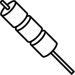 Marshmallow Icon Symbol Illustration