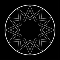 set of geometry pattern background icon logo. vector illustration.