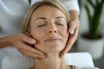 Acupuncture for allergy relief in a calming clinic
