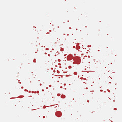 blood splatter art illustration