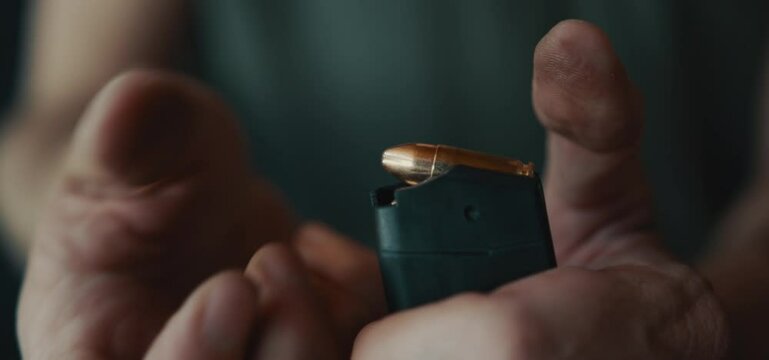 briquet allume feu