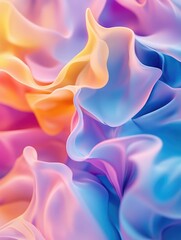 Obraz premium Vivid Flowers in a Dreamy Landscape