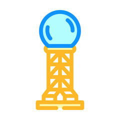 weather radar hurricane disaster color icon vector. weather radar hurricane disaster sign. isolated symbol illustration