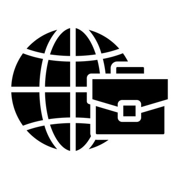 recommend clip art: Global business icon