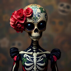 Alien flamenca catrina.