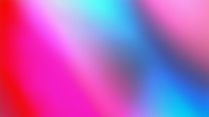 Vibrant colorful gradient background in red, blue, and pink hues.