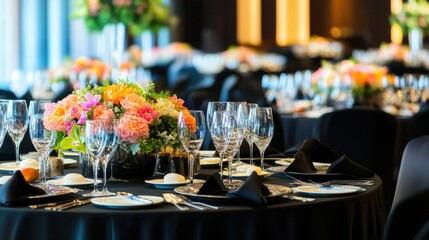 Elegant Table Setting for Special Event