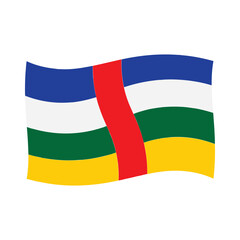 central african republic flag icon