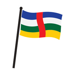 central african republic flag icon