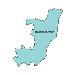 republic of the congo map icon