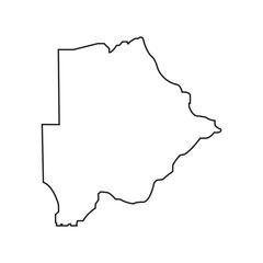 botswana map icon