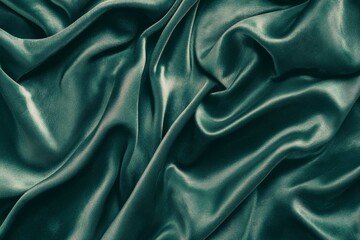 Fototapeta premium A piece of green fabric with a pattern that looks like it's made of leather