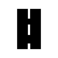 Obraz premium Highway vector icon illustration. Ui/Ux. Premium quality.