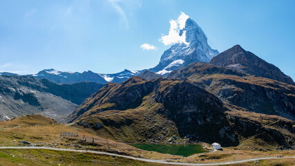 シュヴァルツゼーからのマッターホルンの絶景　スイス　ツェルマット