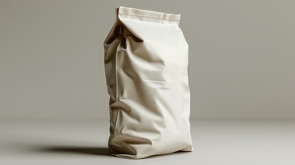 White Standing Pouch Mockup