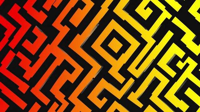 A geometric pattern background with a maze, seamless vector design