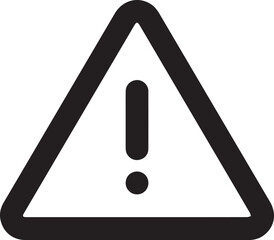 Warning signal icon symbol vector image
