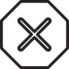 Warning signal icon symbol vector image
